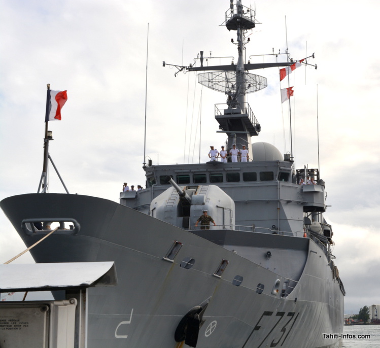 Le Prairial est la frégate de l'armée française basée à Tahiti. Le Prairial est la frégate de l'armée française basée à Tahiti.