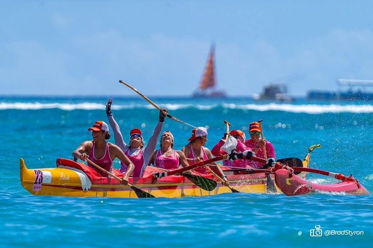 Ihilani Va’a est la première équipe tahitienne à remporter la Na Wahine O Ke Kai.