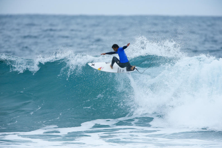 Michel Bourez a obtenu un 9.50 au round 2, un score de bon augure pour la suite de la compétition Michel Bourez a obtenu un 9.50 au round 2, un score de bon augure pour la suite de la compétition