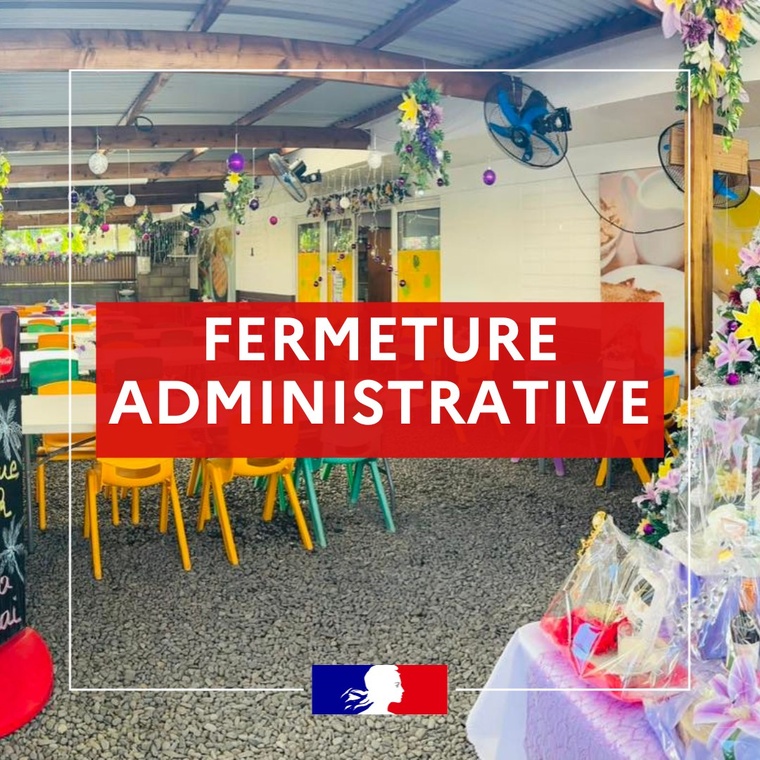 Un snack fermé pour blanchiment Un snack fermé pour blanchiment