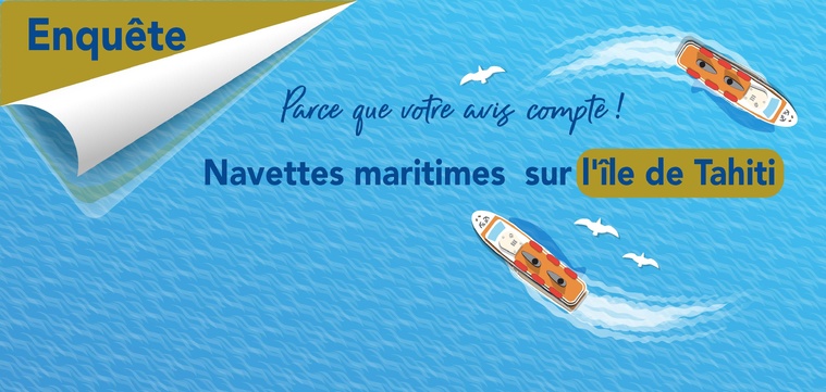 L’enquête publique sur les liaisons maritimes à Tahiti est accessible en ligne (Crédit : Facebook/DPAM).