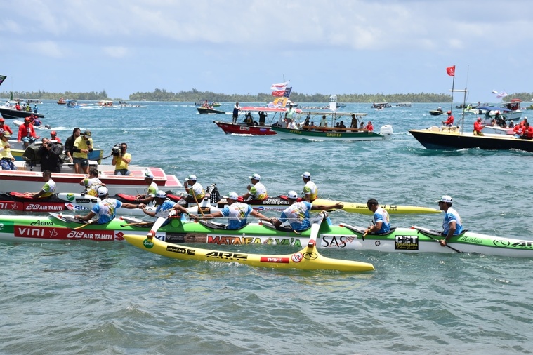 Les vétérans 40 de Mataiea ont gagné cette étape entre Raiatea et Taha’a. Les vétérans 40 de Mataiea ont gagné cette étape entre Raiatea et Taha’a.