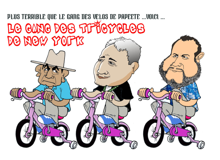 "Le gang des tricycles" par Munoz "Le gang des tricycles" par Munoz