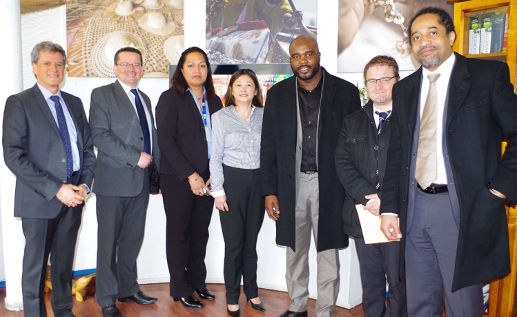 Jean-Marc Mormeck rencontre la délégation polynésienne