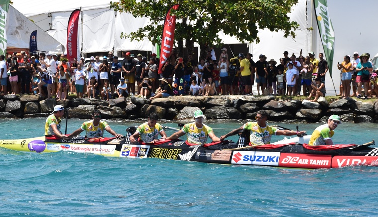 OPT remportait la première étape entre Huahine et Raiatea et entamait de la plus belle des manières son Hawaiki Nui 2025.