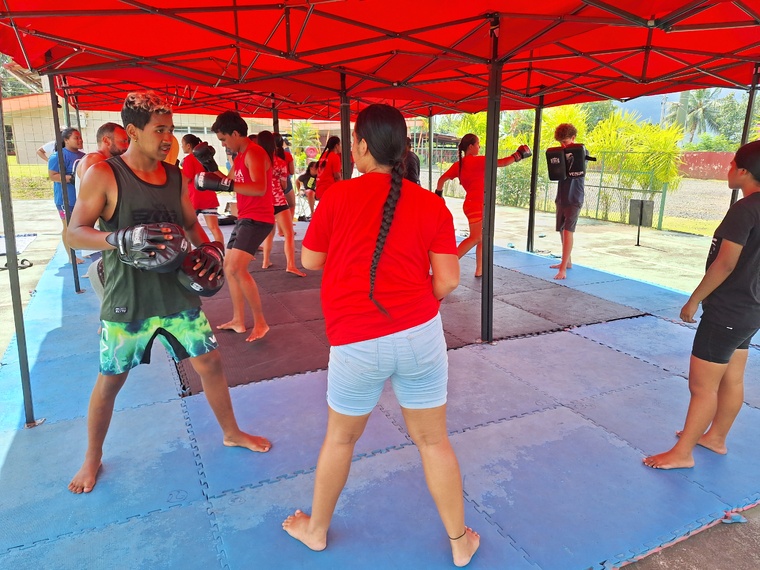 L’initiation à la boxe a séduit les festivaliers. L’initiation à la boxe a séduit les festivaliers.