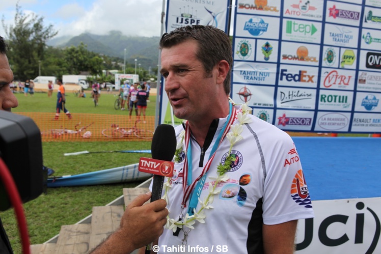 Benoit Rivals, une président de club dynamique, lors de l'édition 2015 Benoit Rivals, une président de club dynamique, lors de l'édition 2015