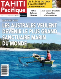 A la Une de Tahiti Pacifique Hebdo demain A la Une de Tahiti Pacifique Hebdo demain