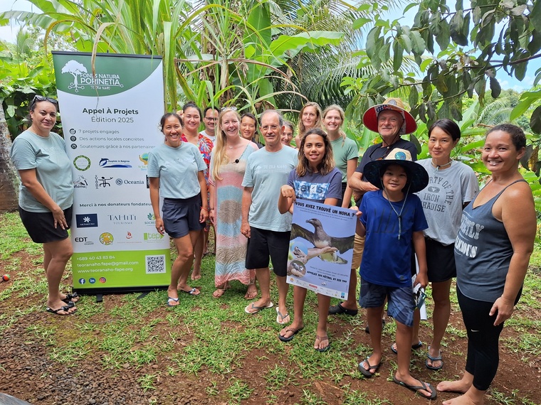 Sept associations ont été soutenues cette année par le Fonds Natura Porinetia (Crédit photos : Anne-Charlotte Lehartel & Vetea Liao).