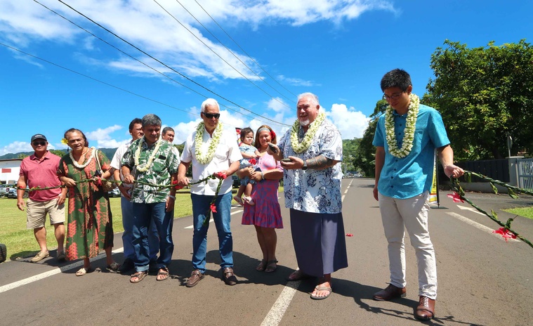 Taravao-centre : 3,7 km de routes rénovés