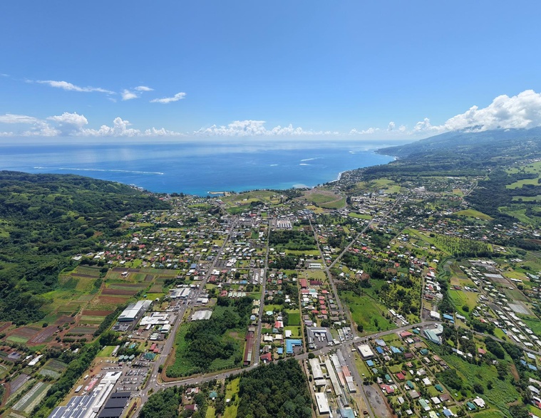 Taravao-centre : 3,7 km de routes rénovés