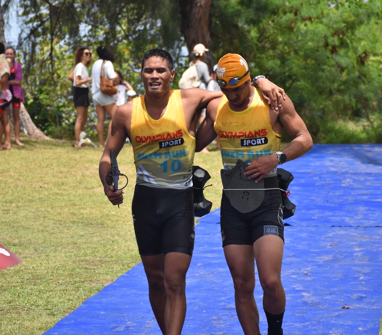 Deuxieme du parcours M, les frères Tapatoa ont encore une fois montré leur force et leur courage. Deuxieme du parcours M, les frères Tapatoa ont encore une fois montré leur force et leur courage.