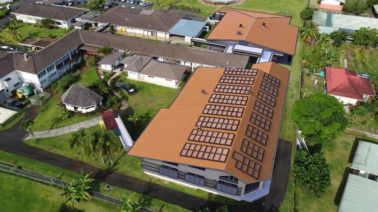 Vue aérienne des deux premières phases (Crédit : G2P).