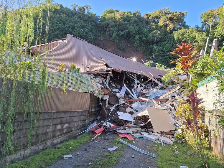 Éboulement mortel à Afaahiti 