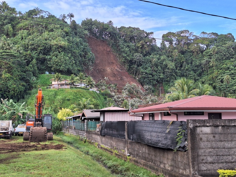 ​Éboulement à Afaahiti : neuf maisons hors de danger