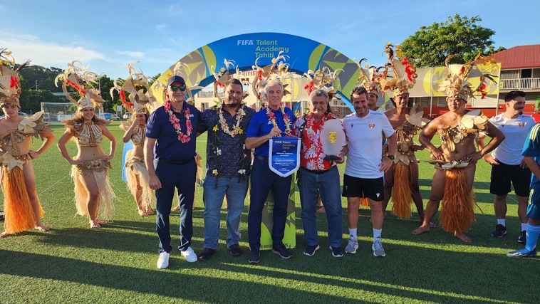 L’Académie des talents Fifa de Tahiti, saluée par Gianni Infantino L’Académie des talents Fifa de Tahiti, saluée par Gianni Infantino