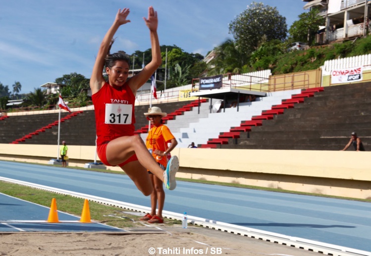 Kahaia Dauphin 4e en saut en longueur Kahaia Dauphin 4e en saut en longueur