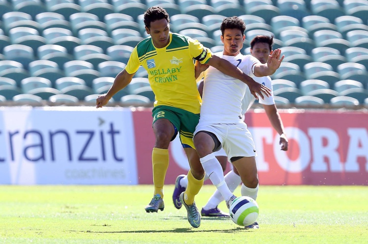 Alvin Tehau a été l'auteur d'un doublé contre Kiwi FC Alvin Tehau a été l'auteur d'un doublé contre Kiwi FC