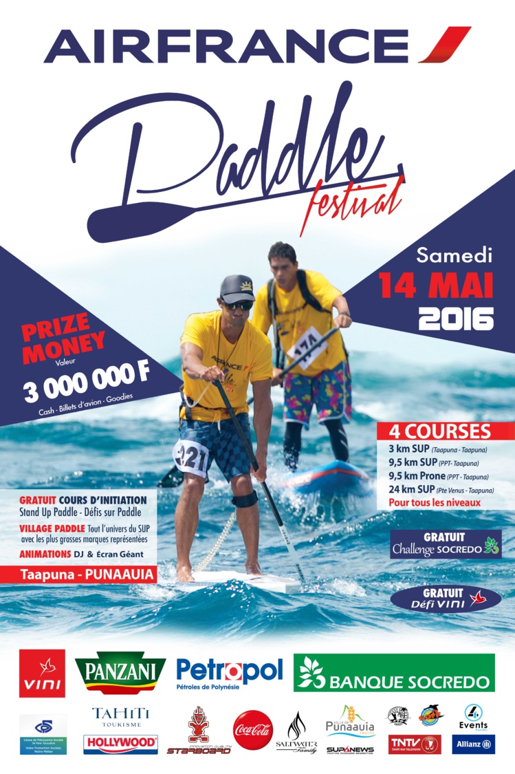 Air France Paddle Festival : rendez-vous le 14 mai pour "l'événement de l'année"