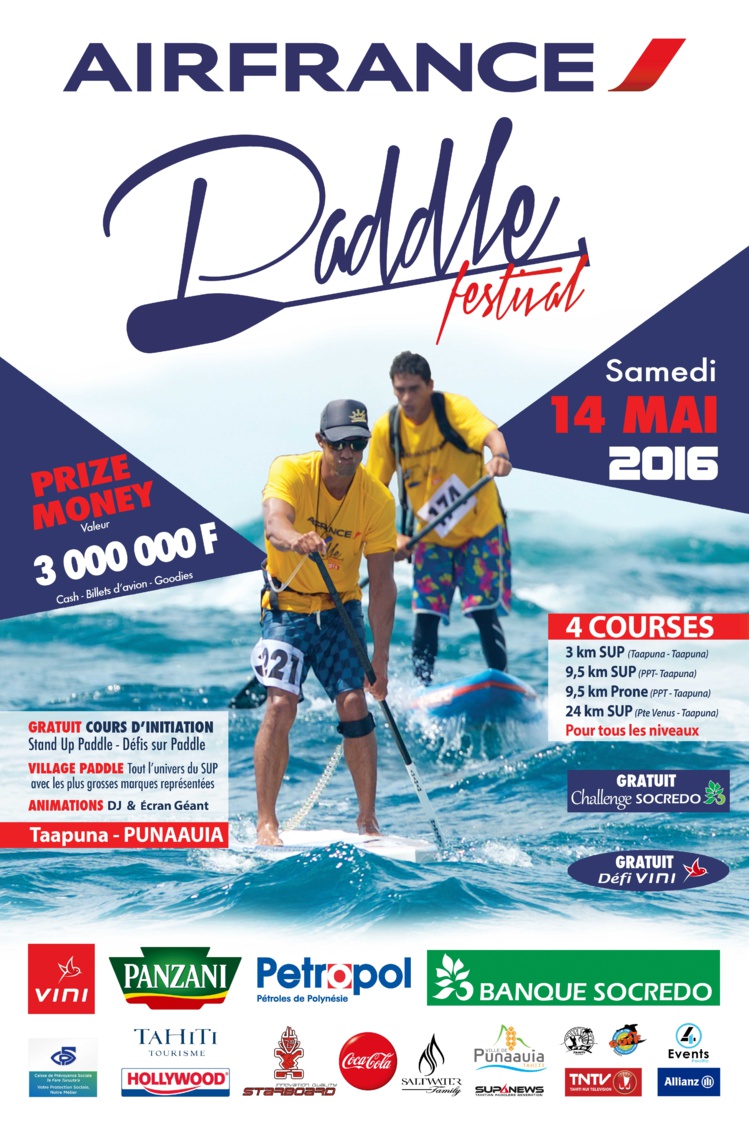 Air France Paddle Festival : rendez-vous le 14 mai pour "l'événement de l'année" Air France Paddle Festival : rendez-vous le 14 mai pour "l'événement de l'année"