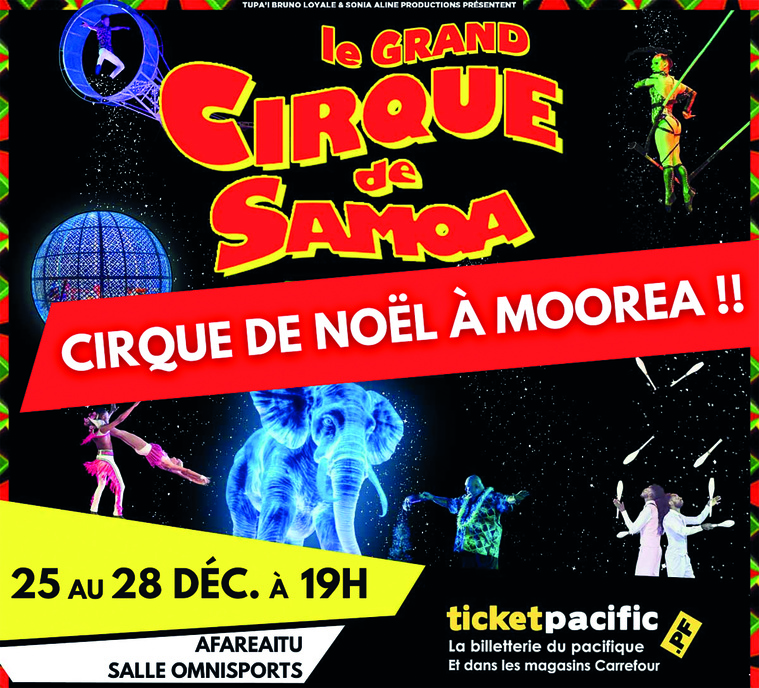Le Cirque de Samoa pour trois jours à Moorea