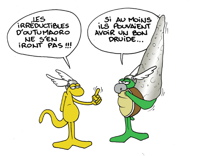 "Les irréductibles d'Outumaoro" vu par Munoz "Les irréductibles d'Outumaoro" vu par Munoz