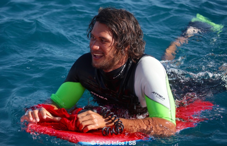 Maronui Richmond, vainqueur du Taapuna Master en 2014, s'est qualifié pour le Main Event Maronui Richmond, vainqueur du Taapuna Master en 2014, s'est qualifié pour le Main Event