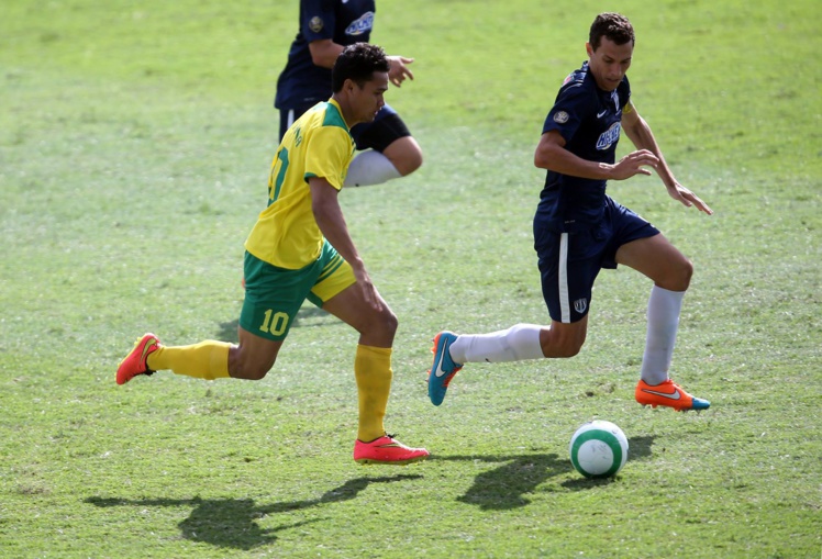 Steevy Chong Hue n'a pas pu marquer lors de cette demi finale contre Auckland City Steevy Chong Hue n'a pas pu marquer lors de cette demi finale contre Auckland City
