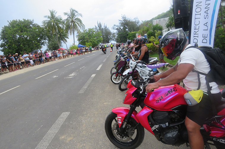 500 deux-roues pour le tere fa’a’ati ia Moorea