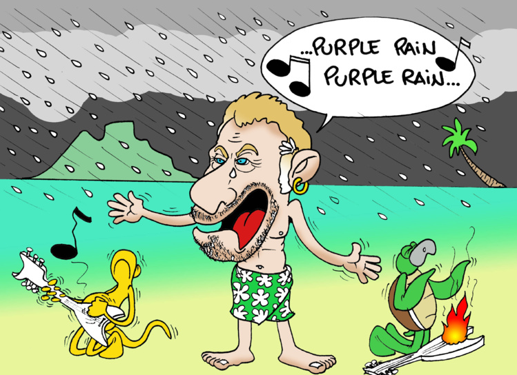 "Hommage de Johnny à Prince" par Munoz