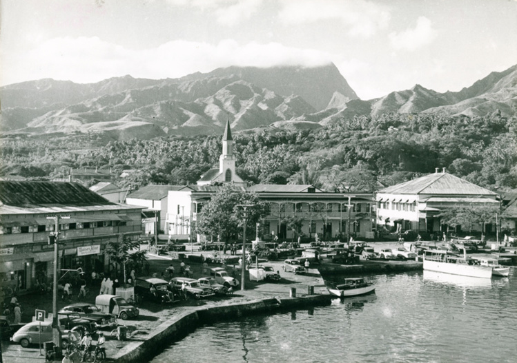 Papeete d’antan, le quai du commerce