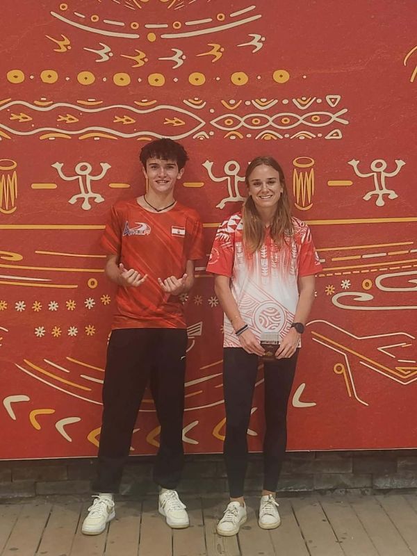 Felice Covillon et Louise Grosgogeat ont représenté la Polynésie lors des championnats du monde de cross-country.