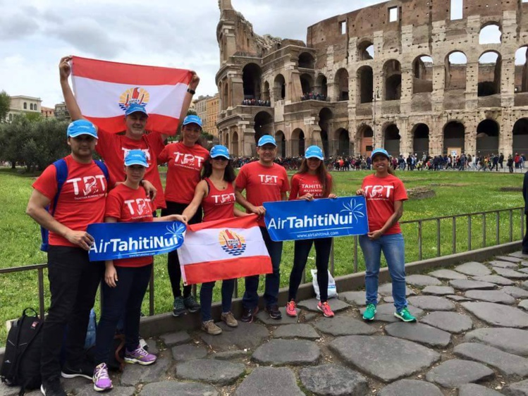 Marathon : Des tahitiens au Colisée Marathon : Des tahitiens au Colisée