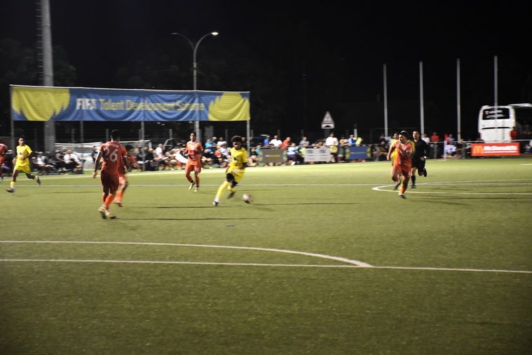 Yanis Dim Etong a encore été dangereux à la pointe de l’attaque de Tefana.
