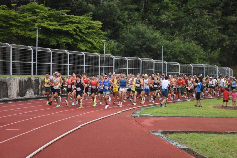 Le championnat de Polynésie du 5 km a rassemblé 162 participants, licenciés et non licenciés.