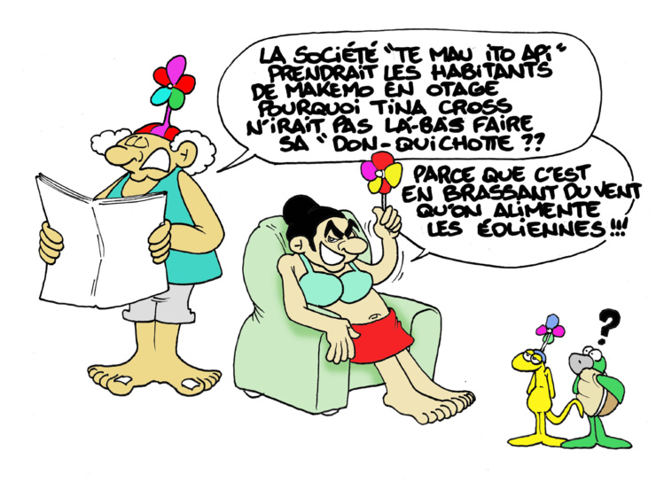 "Les éoliennes de Makemo" par Munoz "Les éoliennes de Makemo" par Munoz