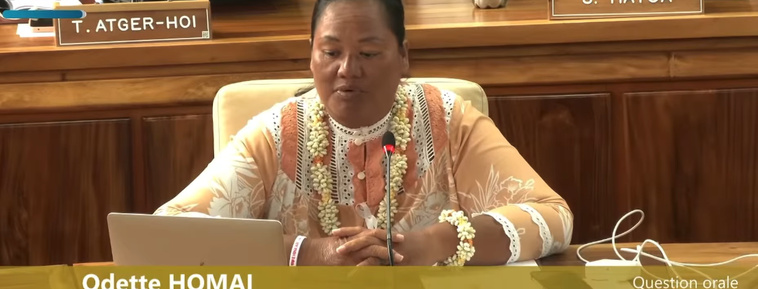 Odette Homai démissionne du Tavini Odette Homai démissionne du Tavini