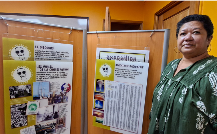 Titaua Peu, la déléguée au suivi des conséquences des essais nucléaires