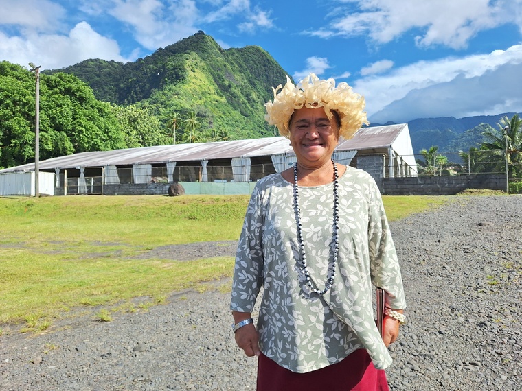 Élue maire en 2020, Sonia Punua-Taae repart en campagne avec ‘A Here ia Papara (Crédit : Anne-Charlotte Lehartel).