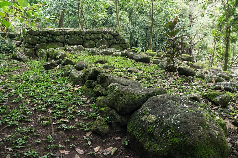 C’est sur le site de Kamuihei à Hatiheu que le comité de gestion de l’Unesco se réunit vendredi. (© Tahiti Heritage).