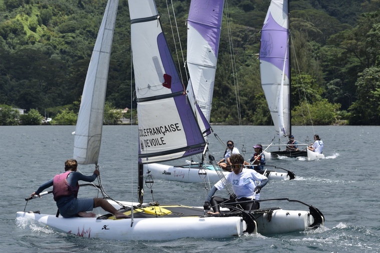 Vingt-six élèves de Taravao et Arue ont mis leurs compétences à l’épreuve (Crédit : Anne-Charlotte Lehartel).