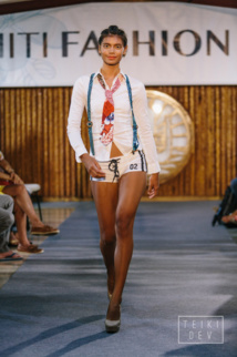 Défilé Tahiti Fashion Week - crédit : Teikidev.