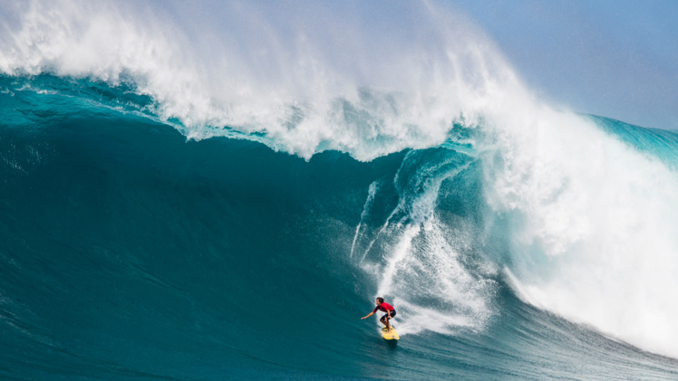 Kai Lenny à Jaws cet hiver
