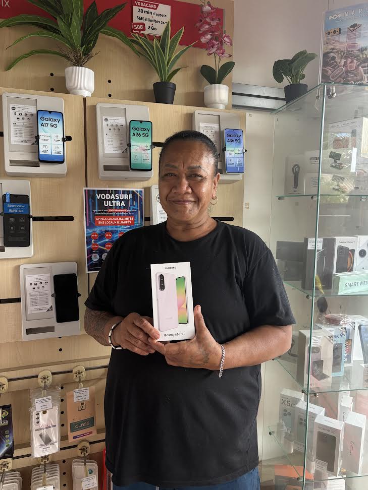 Olivia est la grande gagnante du smartphone Vodafone.