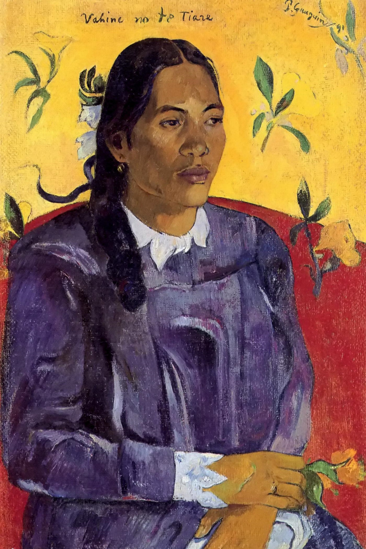 Vahine no te tiare. Paul Gauguin, Tahiti 1891