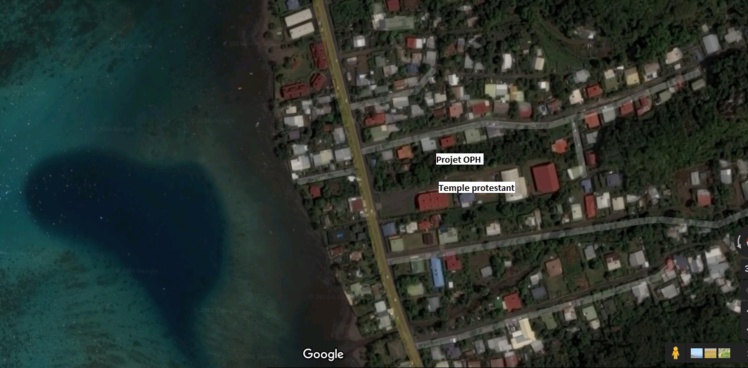 Les bâtiments seront construits au PK 24.5. Le terrain longe celui du temple protestant. Les bâtiments seront construits au PK 24.5. Le terrain longe celui du temple protestant.