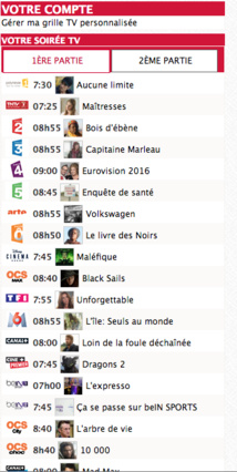 Fenuatv.com votre programme TV interactif au quotidien Fenuatv.com votre programme TV interactif au quotidien