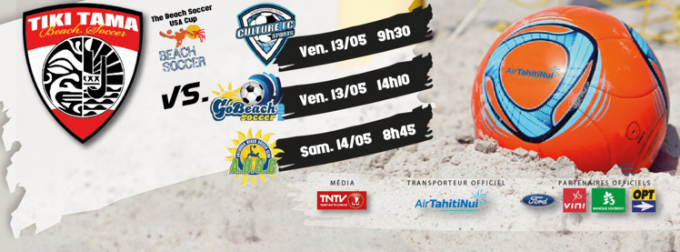 Beach soccer – USA Cup : Nouvelle aventure pour les Tiki Tama