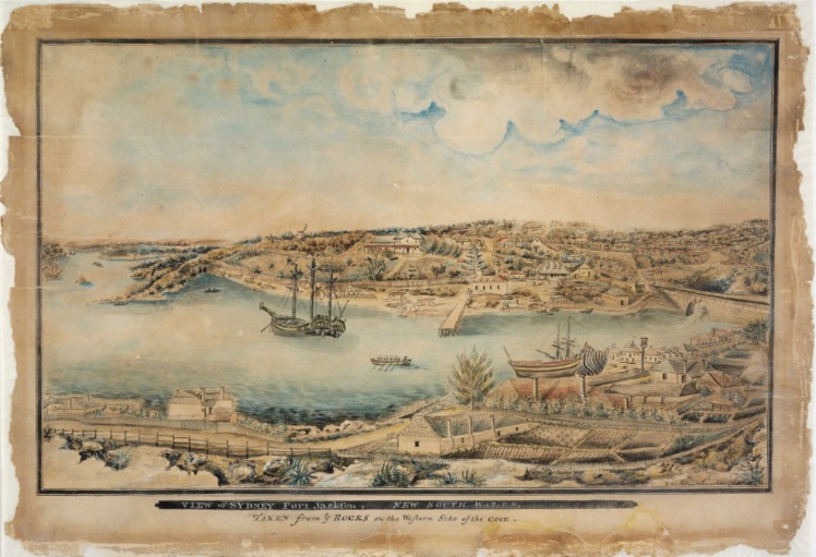 Pot Jackson, qui ne s’appelait pas encore Sydney, et d’où s’évadèrent les membres de la famille Bryant. Pot Jackson, qui ne s’appelait pas encore Sydney, et d’où s’évadèrent les membres de la famille Bryant.