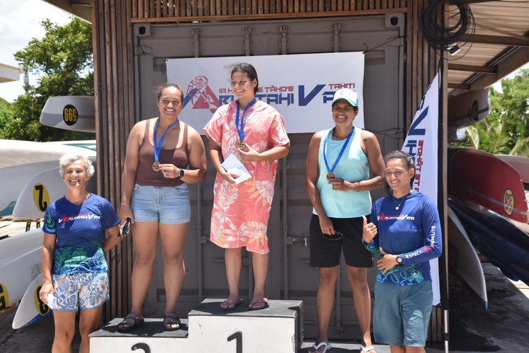 Le podium seniors dames.